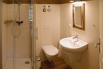 DU/WC im Spreewald-Apartment