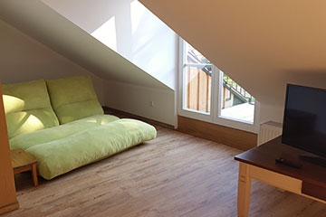 Sofa im Spreewald-Apartment